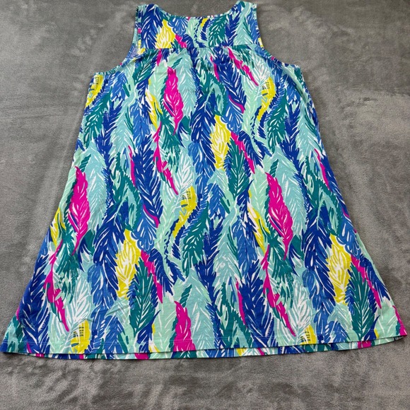 Lilly Pulitzer Blythe Swing Dress Size L in Light as a Feather Print - Picture 2 of 8